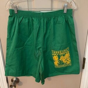 Soffe Shorts Vintage Green Oregon Jefferson Democrats Athletic Shorts XL.